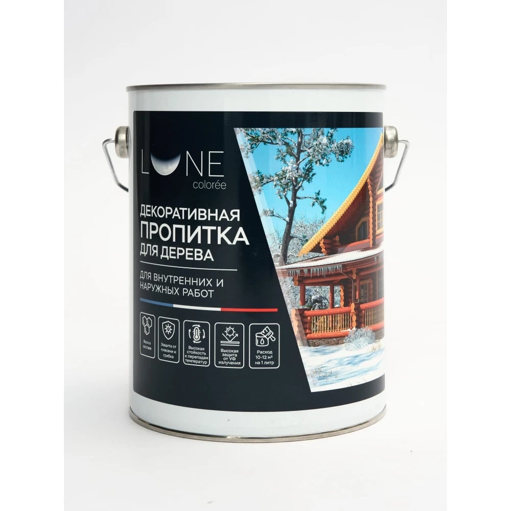 Изображение товара Декоративная пропитка для дерева Lune Coloree Орегон 2.7 л