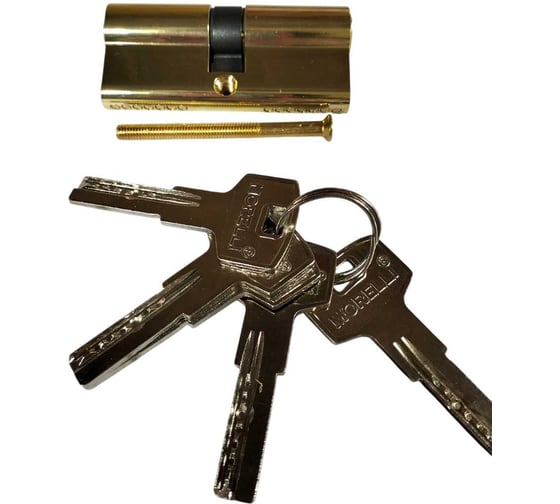 Изображение товара Ключевой цилиндр высокой секретности MORELLI HS 70C PG 70 мм, цвет - золото 9015169