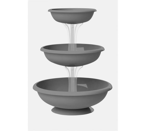 Изображение товара Трехъярусный каскад Bama Spa Fontana 62001 30/40/50х64 см, серый 034010