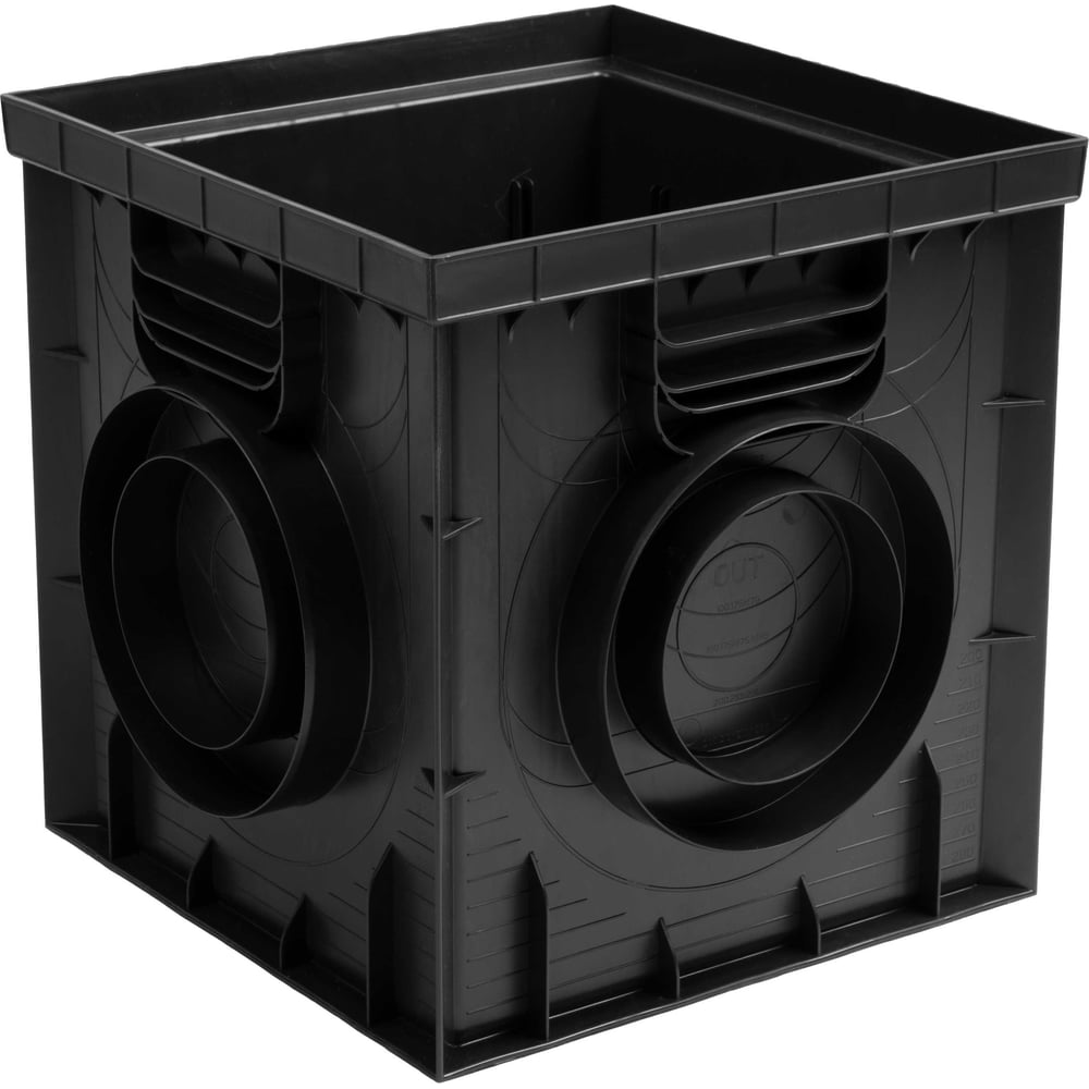 Изображение товара Дождеприемник Ecoteck L пластиковый 300x300 черный для водоотведения