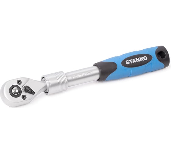 Изображение товара Рукоятка трещоточная телескопическая 72 зуба 1/4 STANKO CST146072T