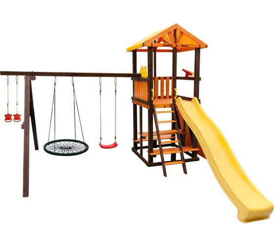 Изображение товара Игровой комплекс (ИК) Perfetto Sport «Bari-5» + качели Паутина СГ000005006