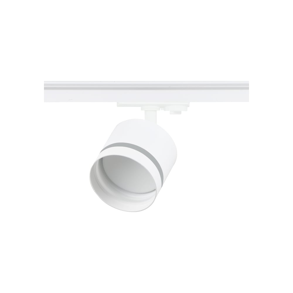 Изображение товара Трековый светильник truEnergy однофазный с матовым кольцом GX53 белый 21139
