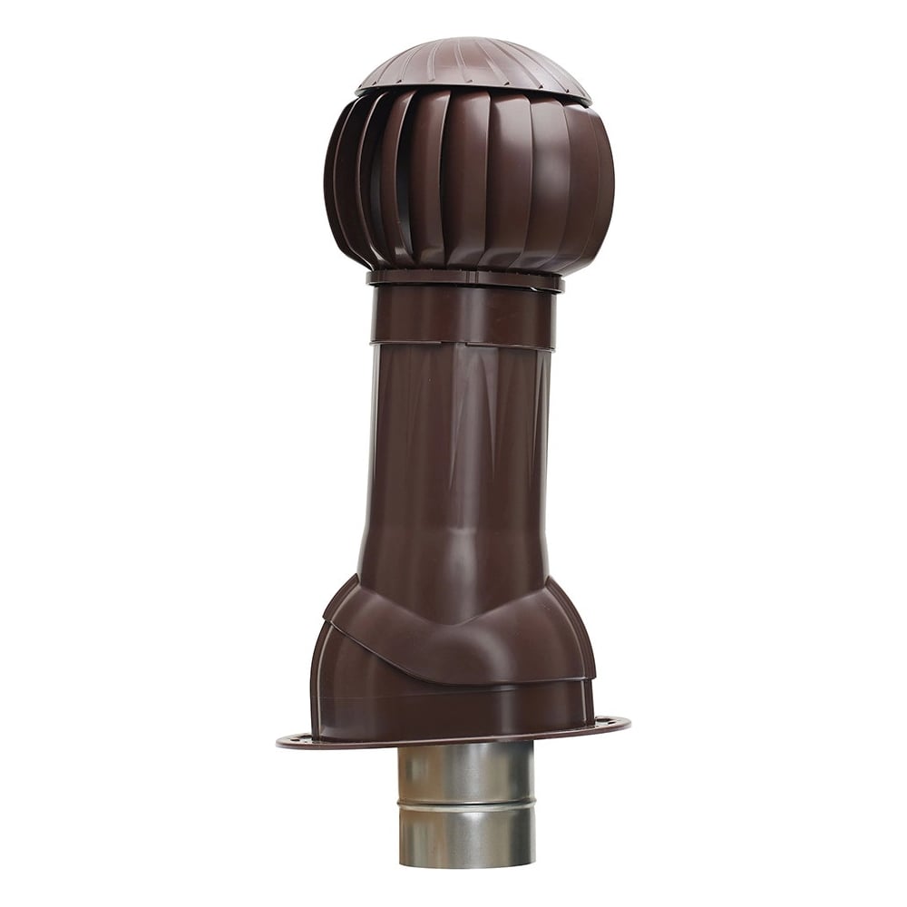 Изображение товара Комплект для фальцевой и битумной кровли ERA RRTV D160 Brown пластик