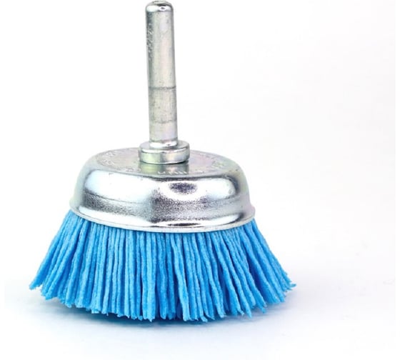 Изображение товара Щетка чашечная OSBORN Д50 с хв-м д6, ворс синий полимер абразив P180 код 1-139 600.891-0182