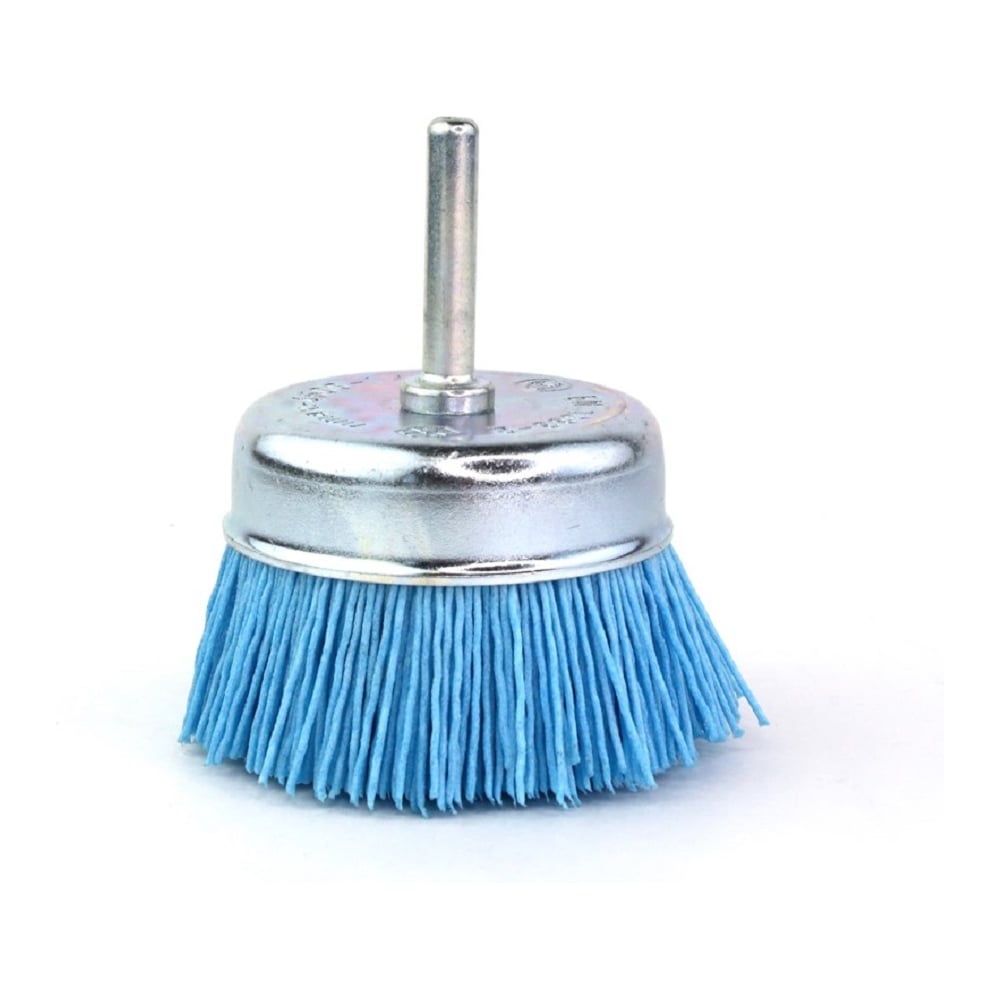Изображение товара Щетка чашечная OSBORN Д75 с хвостовиком d6, полимер-абразив, синий