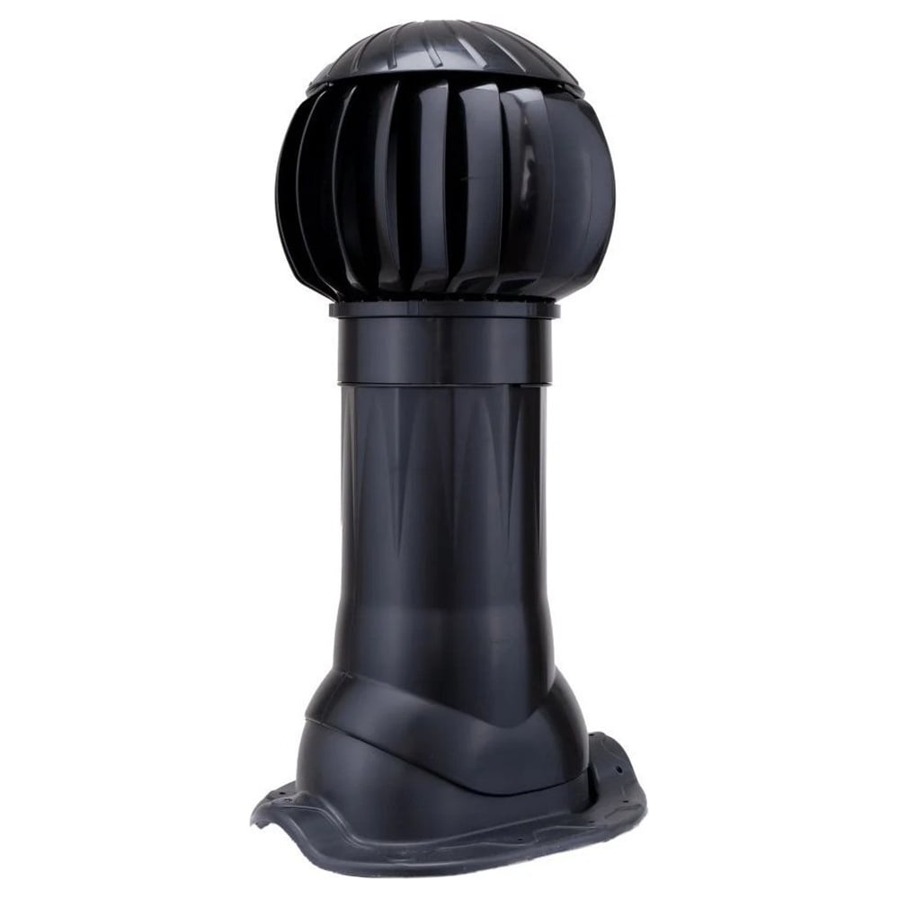 Изображение товара Комплект дефлекторов для металлочерепицы ERA RRTV D160 Monterrey пластик Black