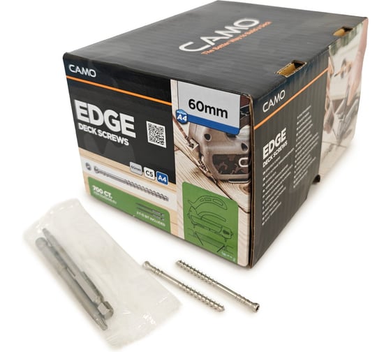 Изображение товара Саморезы по дереву Camo A4 60 mm, 700 шт. 0345244S