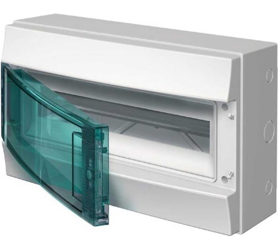Изображение товара Бокс настенный ABB 18М прозрачная дверь Mistral65 с клемм серые 1SLM006501A1203