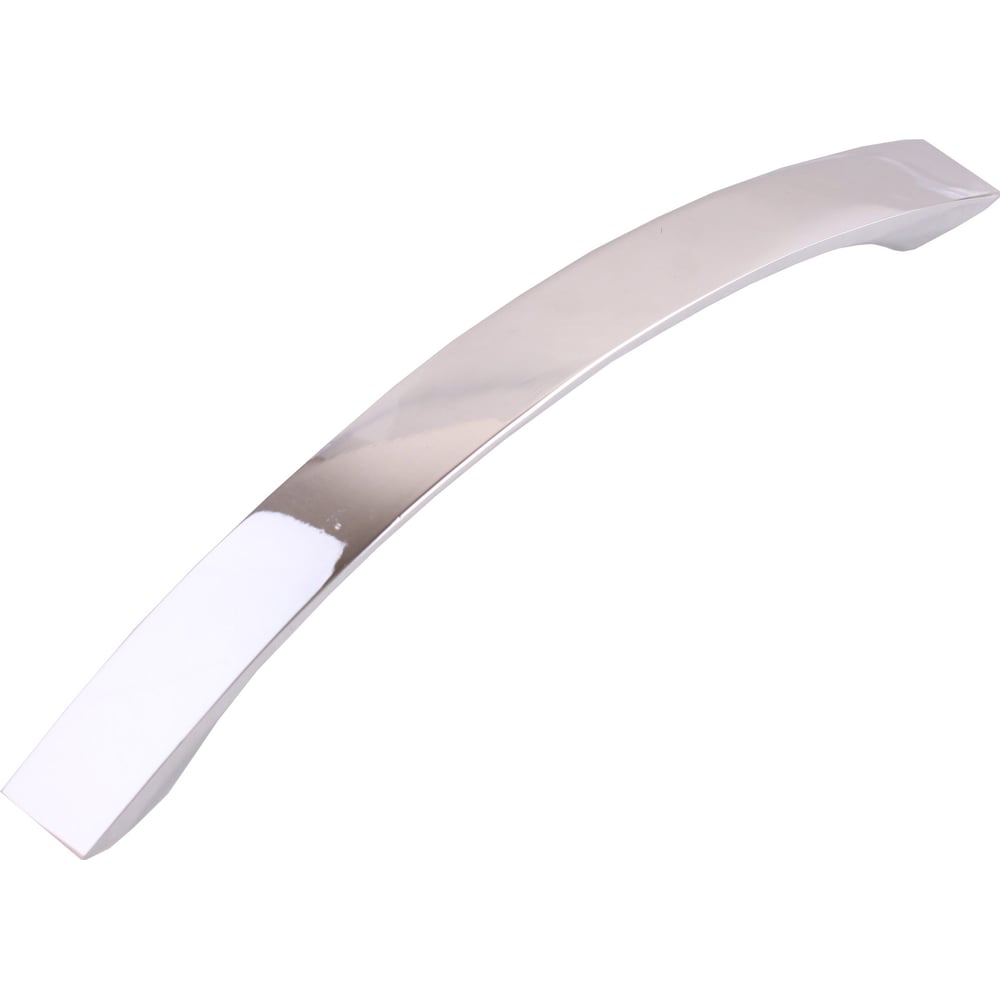 Изображение товара Ручка дуга широкая Стройбат 128 алюминий, хром, коробка 500 шт 418035