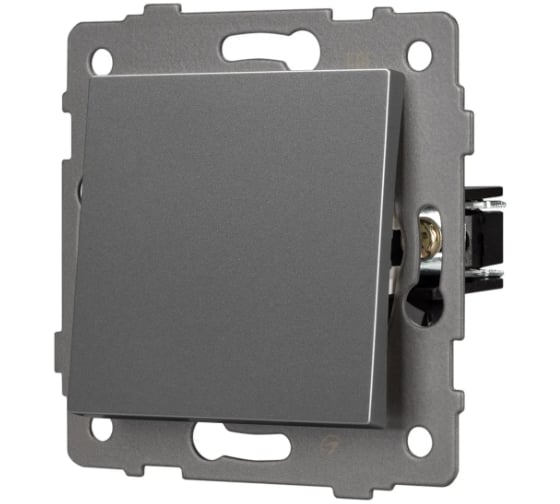 Изображение товара Механизм выключателя одноклавишный перекрестный Arlight SWT-MKX1-PL-GR-V 1шт 0 049877