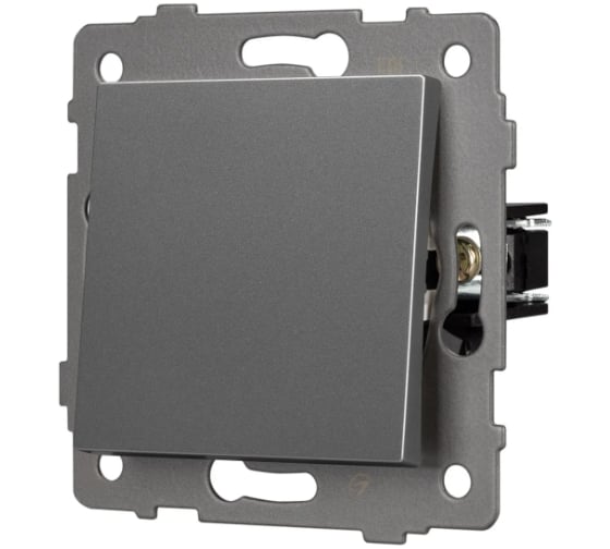 Изображение товара Механизм выключателя одноклавишный проходной Arlight SWT-MKP1-PL-GR-V 1шт 0 049873