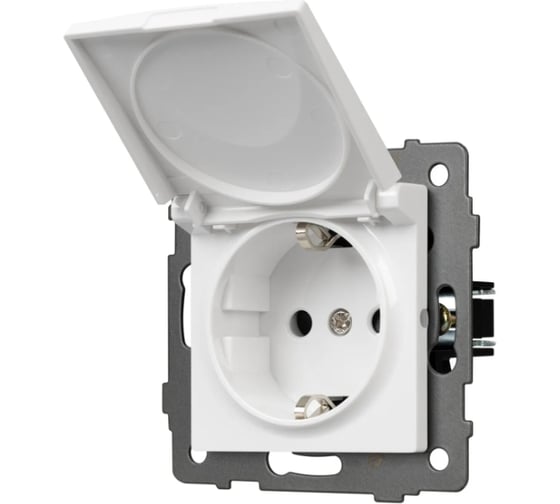 Изображение товара Механизм розетки влагозащищенный Arlight SCT-MCP-PL-WH-V 1шт 0 049833