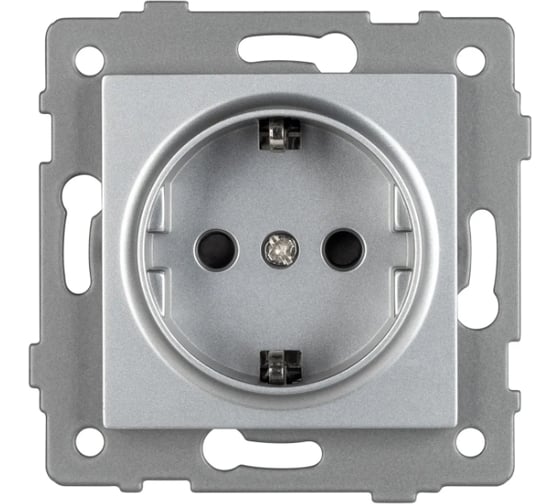 Изображение товара Механизм электрической розетки Arlight SCT-MEU1-PL-GR-V 1шт 0 049816