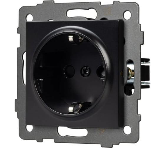 Изображение товара Механизм электрической розетки Arlight SCT-MEU1-PL-BK-V 1шт 0 049815