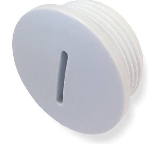 Изображение товара Заглушка под плоскую отвертку WEYER DPK-P29G-k50 - полиамид, цвет серый, нар. PG29 IP56, -40C-+100C, комплект-50 шт. WE6803300-50