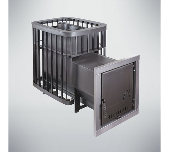 Изображение товара Банная печь Варвара Каменка Мини удлиненная топка ВБКУ12