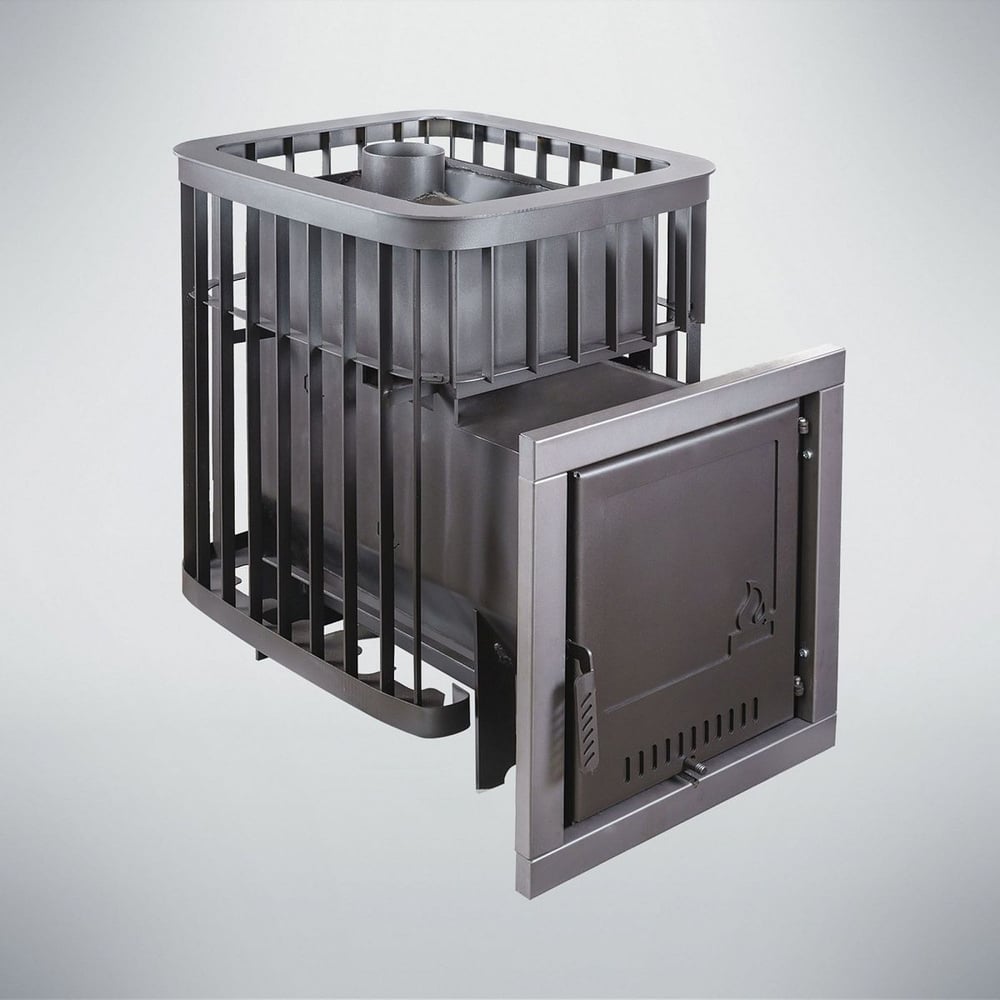 Изображение товара Банная печь Варвара Каменка Мини ВБК12 дровяная с выносной топкой