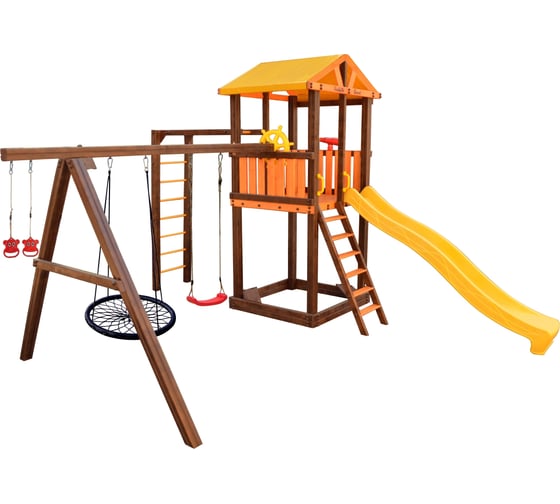 Изображение товара Игровой комплекс (ИК) Perfetto Sport «Pitigliano-6» + качели Паутина СГ000004980