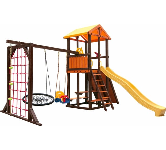 Изображение товара Игровой комплекс (ИК) Perfetto Sport «Bari-11» + качели Паутина СГ000005020