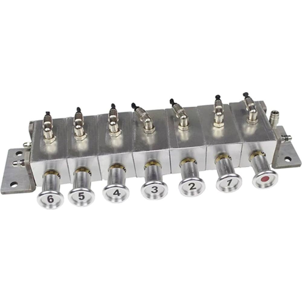 Пневматический блок управления донными клапанами автоцистерны TITAN LOCK TLCU6