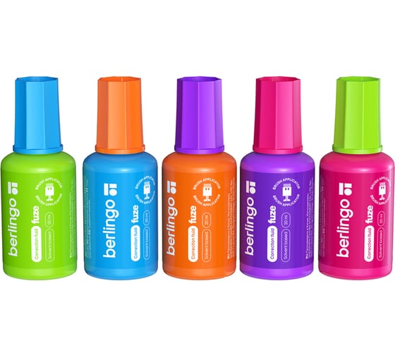 Изображение товара Корректирующая жидкость BERLINGO Fuze 20 мл KR200