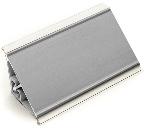 Изображение товара Алюминиевый гладкий плинтус GTV L-3.0, серебро 7351