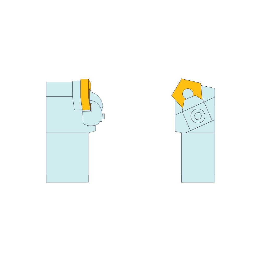 Изображение товара Державка Вега-М MPTNR 4040 S16 для станков 250 мм 16