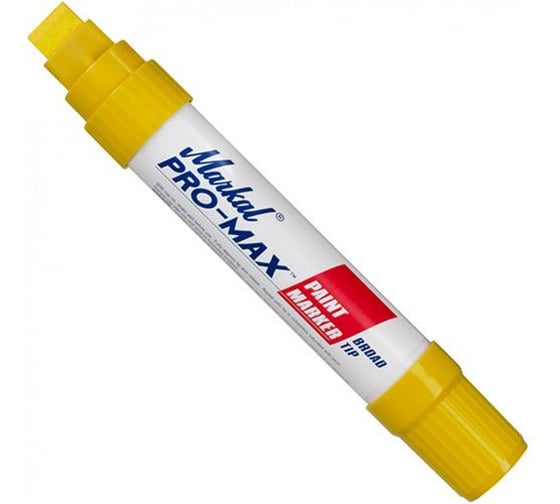 Изображение товара Маркер краска с широким наконечником Markal Pro-Max, желтый 90901