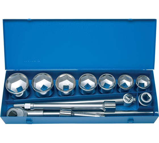 Изображение товара Набор торцевых головок 1" Unior 12 предметов в металлическом кейсе 3838909030951