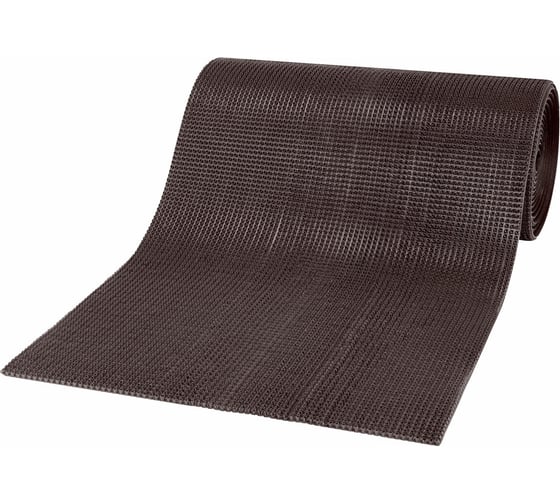 Изображение товара Коврик-дорожка LAIMA EXPERT 0,9x10м ТРАВКА венге пластиковый грязезащитный, щетина 10 мм 701072