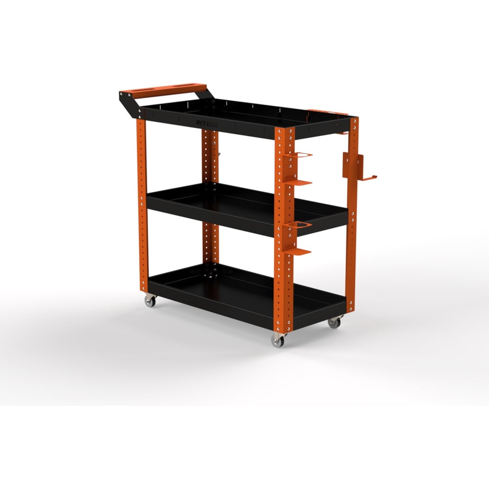 Изображение товара Тележка инструментальная ООО Металекс Тип 1 700x450x950 с 3 полками