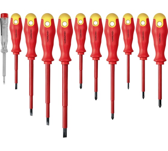 Изображение товара Отвёртка ОНЛАЙТ 90 562 OHT-Otd01-H11 диэлектрическая, набор 11 шт 90562