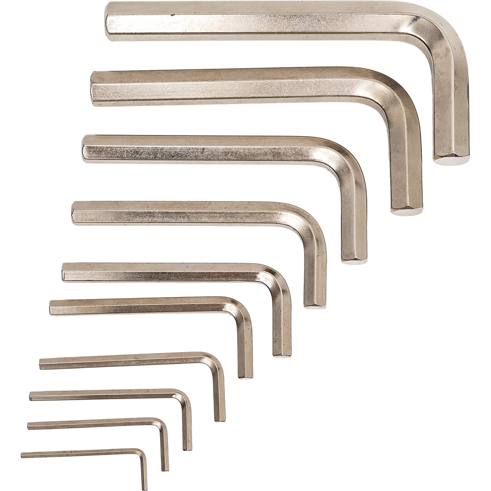 Изображение товара Набор шестигранных ключей Unior 10 предметов 3 - 19 мм 3838909010618