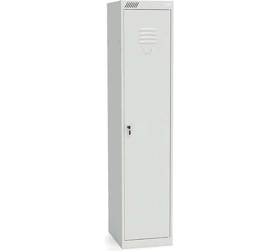 Изображение товара Шкаф для одежды Металл-Завод ШРК 1850 21-400 корпус RAL7035, двери RAL7035, замок повышенной секретности CB003252083