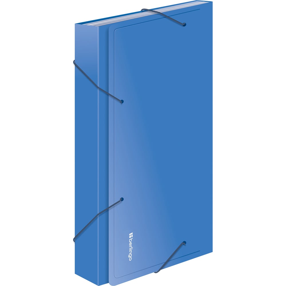 Папка BERLINGO Standard на резинке 13 отделений А4, 700 мкм, синяя ANp_04118