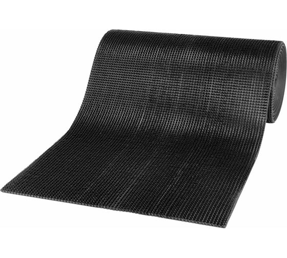 Изображение товара Коврик-дорожка LAIMA EXPERT 0,9x10м ТРАВКА черный пластиковый грязезащитный, щетина 10 мм 701070