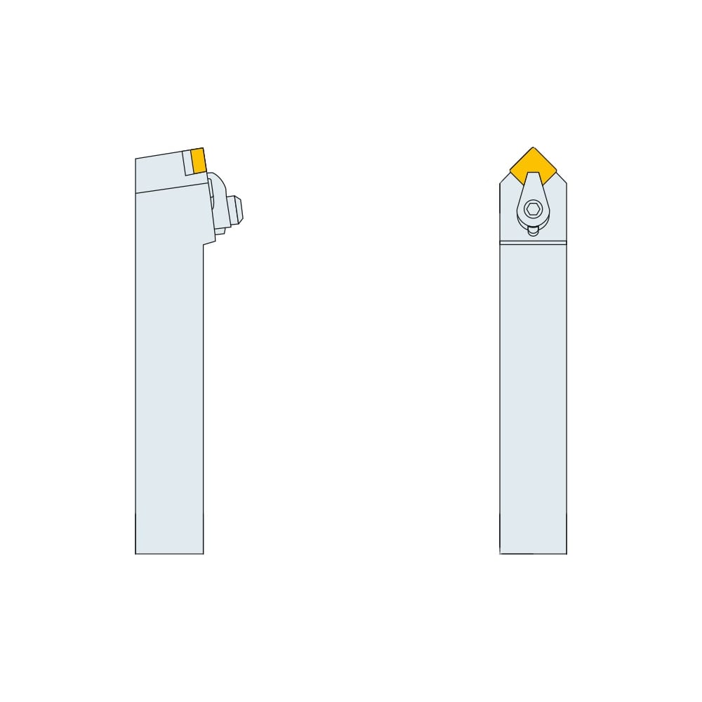 Изображение товара Державка Вега-М CSDPN 2020 K12-03 для станков нейтральная 125 мм