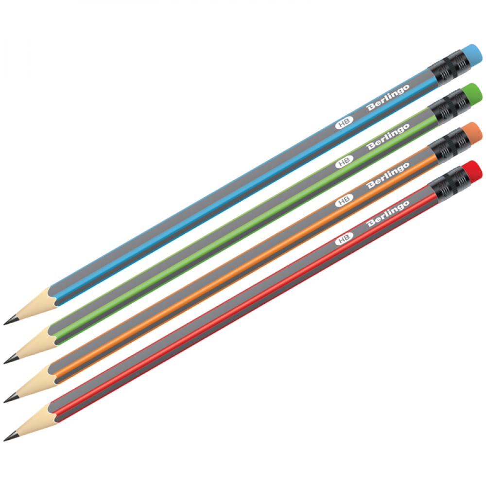 Чернографитный карандаш Berlingo карандаш чернографитный stabilo easygraph для левшей hв