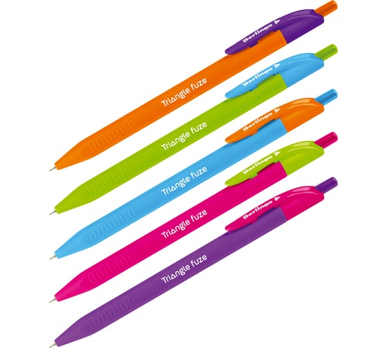 Изображение товара Автоматическая шариковая ручка BERLINGO Triangle Fuze RT синяя, 0.7 мм, CBm_07732