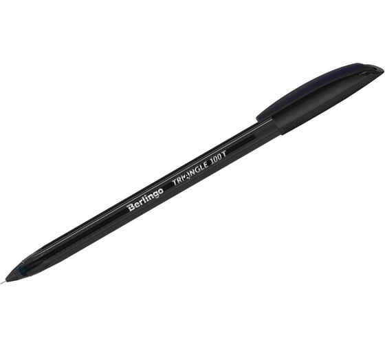 Изображение товара Набор ручек шариковых Berlingo 30 шт. в упаковке, "Triangle 100T" черная, 0,7мм, трехгран., игольчатый стержень CBp_07107