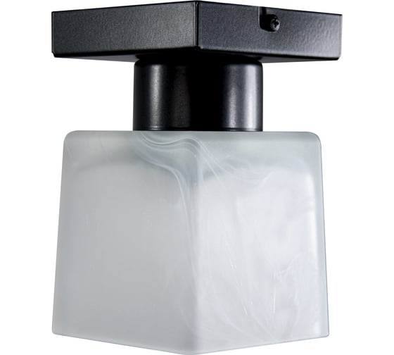 Изображение товара Светильник потолочный ЭЛЕТЕХ Куби 111 черн.муар (плафон 4790) НПБ 01-60-112 Е27 1005405474