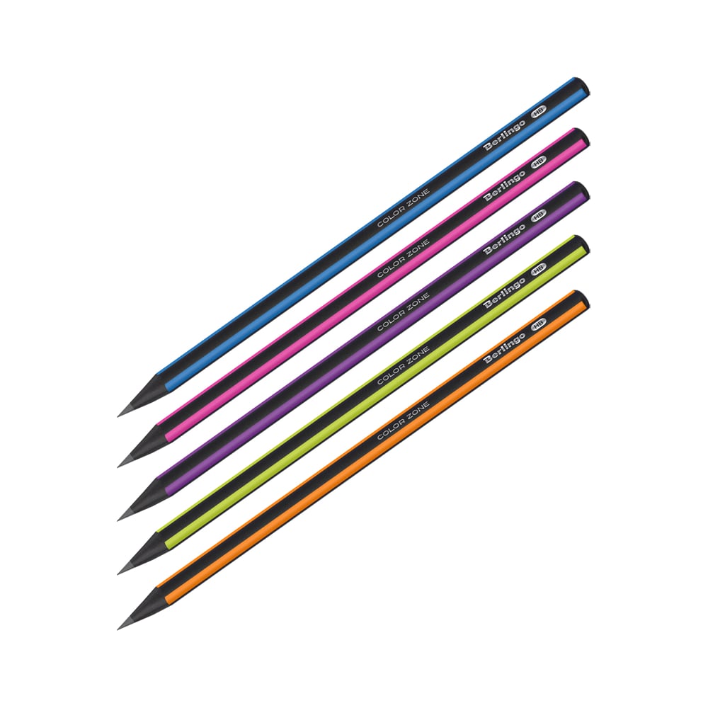 Чернографитный карандаш Berlingo карандаш чернографитный devente pastel нв 2 мм трехгранный заточенный микс