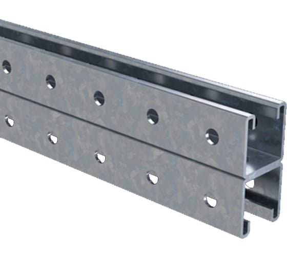 Изображение товара Двойной С-образный профиль DKC 41x41, L400, толщ.2,5 мм, горячеоцинкованный 1шт BPD4104HDZ