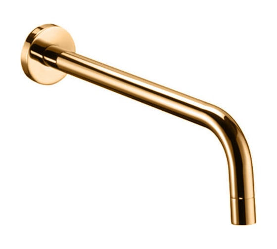 Изображение товара Излив из стены Paffoni Light 245 мм, золото ZBOC046HG 00244078