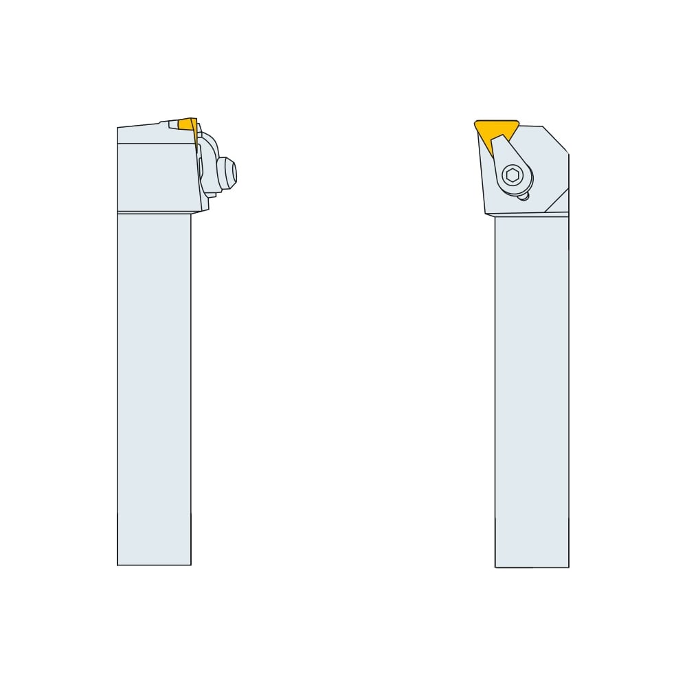 Изображение товара Державка Вега-М CTFNR 2525 M16-04С для токарных станков, 16 мм, правое исполнение