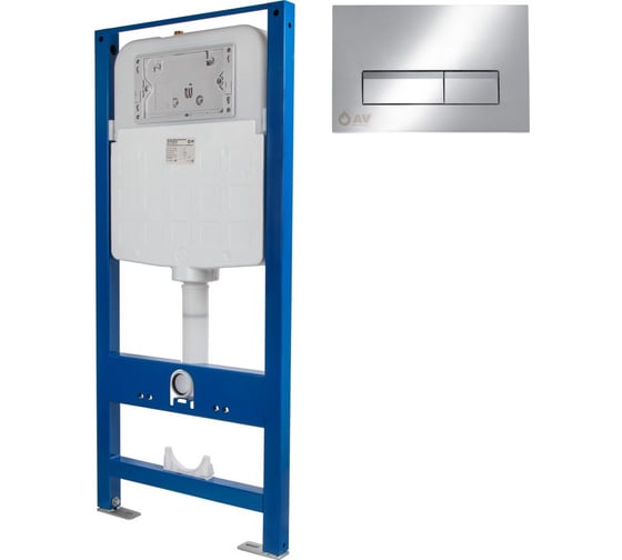 Изображение товара Инсталляционный сет 3 в 1 с кнопкой AV Engineering 311, AVW31-311