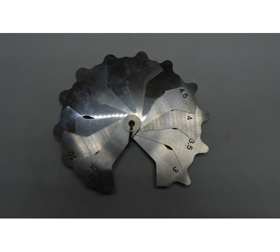 Изображение товара Шаблоны для контроля сварных швов Vogel 3-12 мм, 12 шт 474401