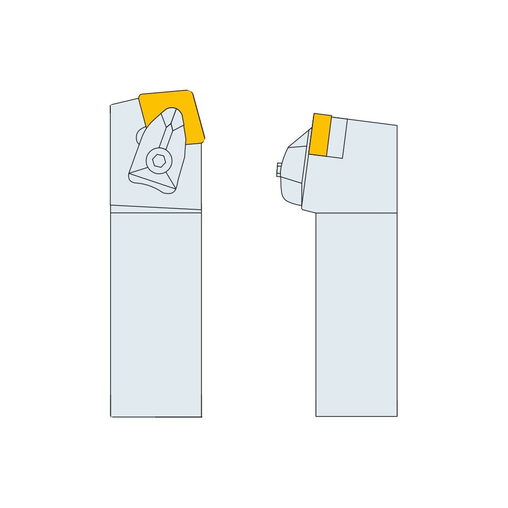 Изображение товара Державка Вега-М DCBNL 3232 P19 для станков фрезерных и лазерных