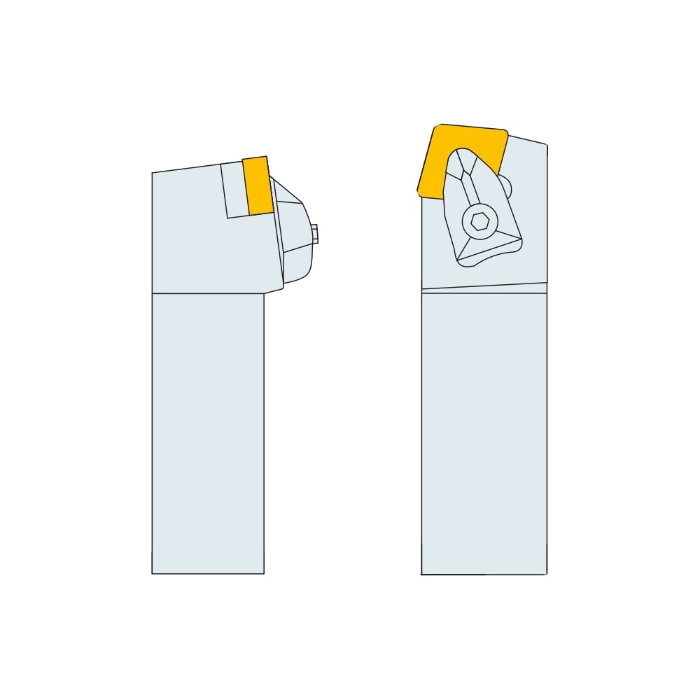 Изображение товара Державка Вега-М DCBNR 4040 S19 для пластин с повышенной жесткостью